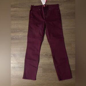 Lilly Pulitzer South Ocean High Rise Jeans - Amarena Cherry - NWT